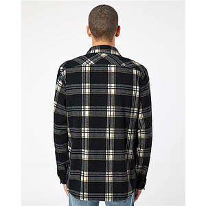Men's Open Pocket Flannel Shirt - 8212