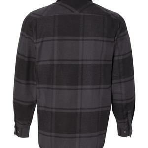 Men's Snap Front Plaid Flannel Shirt - 8219