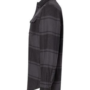 Men's Snap Front Plaid Flannel Shirt - 8219