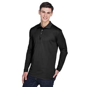 Men's Cool & Dry Sport Long Sleeve Polo - 8405LS