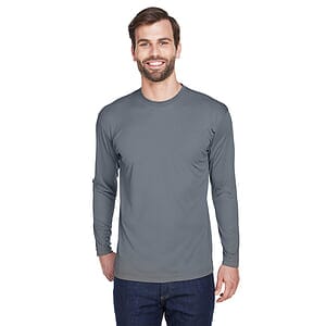 Men's Cool & Dry Sport Long Sleeve Performance Interlock T-Shirt - 8422