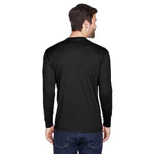 Men's Cool & Dry Sport Long Sleeve Performance Interlock T-Shirt - 8422