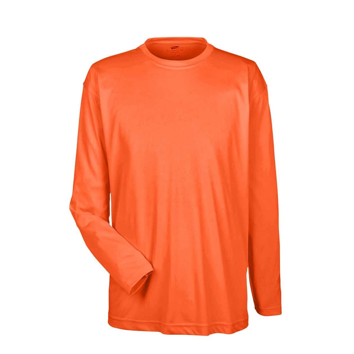 Men's Cool & Dry Sport Long Sleeve Performance Interlock T-Shirt - 8422