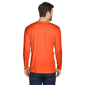 Men's Cool & Dry Sport Long Sleeve Performance Interlock T-Shirt - 8422