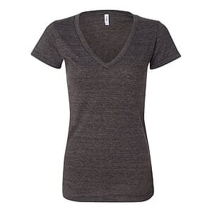Women’s Triblend Deep V-Neck Tee - 8435