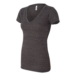 Women’s Triblend Deep V-Neck Tee - 8435