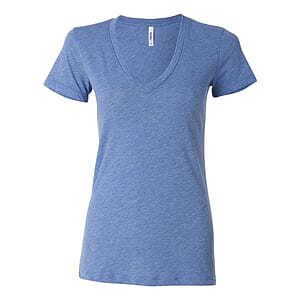 Women’s Triblend Deep V-Neck Tee - 8435