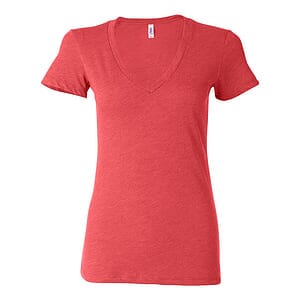 Women’s Triblend Deep V-Neck Tee - 8435