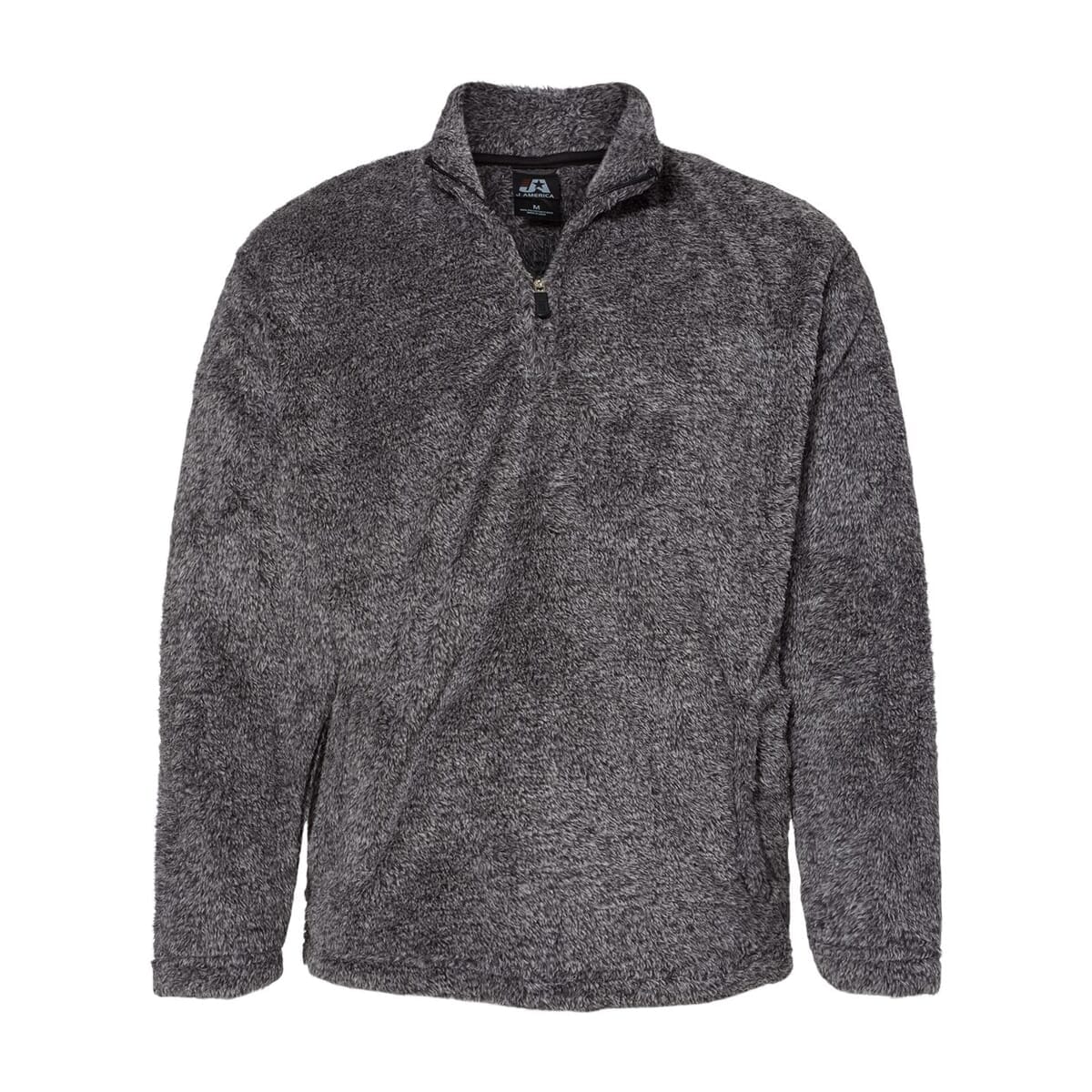 Unisex Boundary Shag Frosty Sherpa Quarter-Zip Pullover - 8464