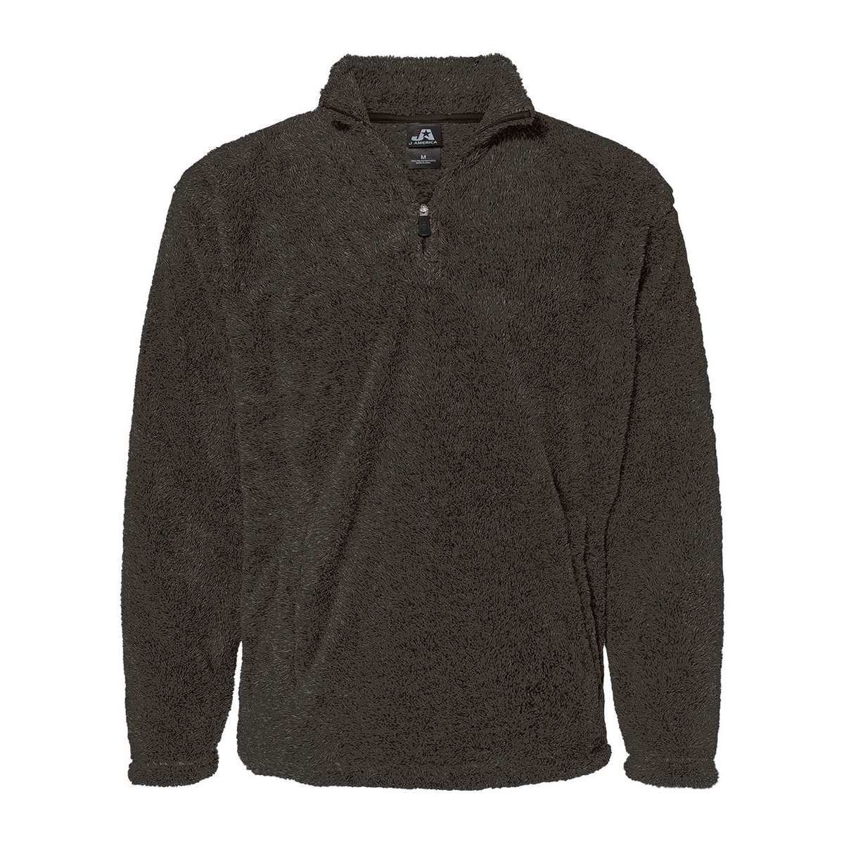 Boundary shag frosty sherpa quarterzip pullover 8464 Corporate