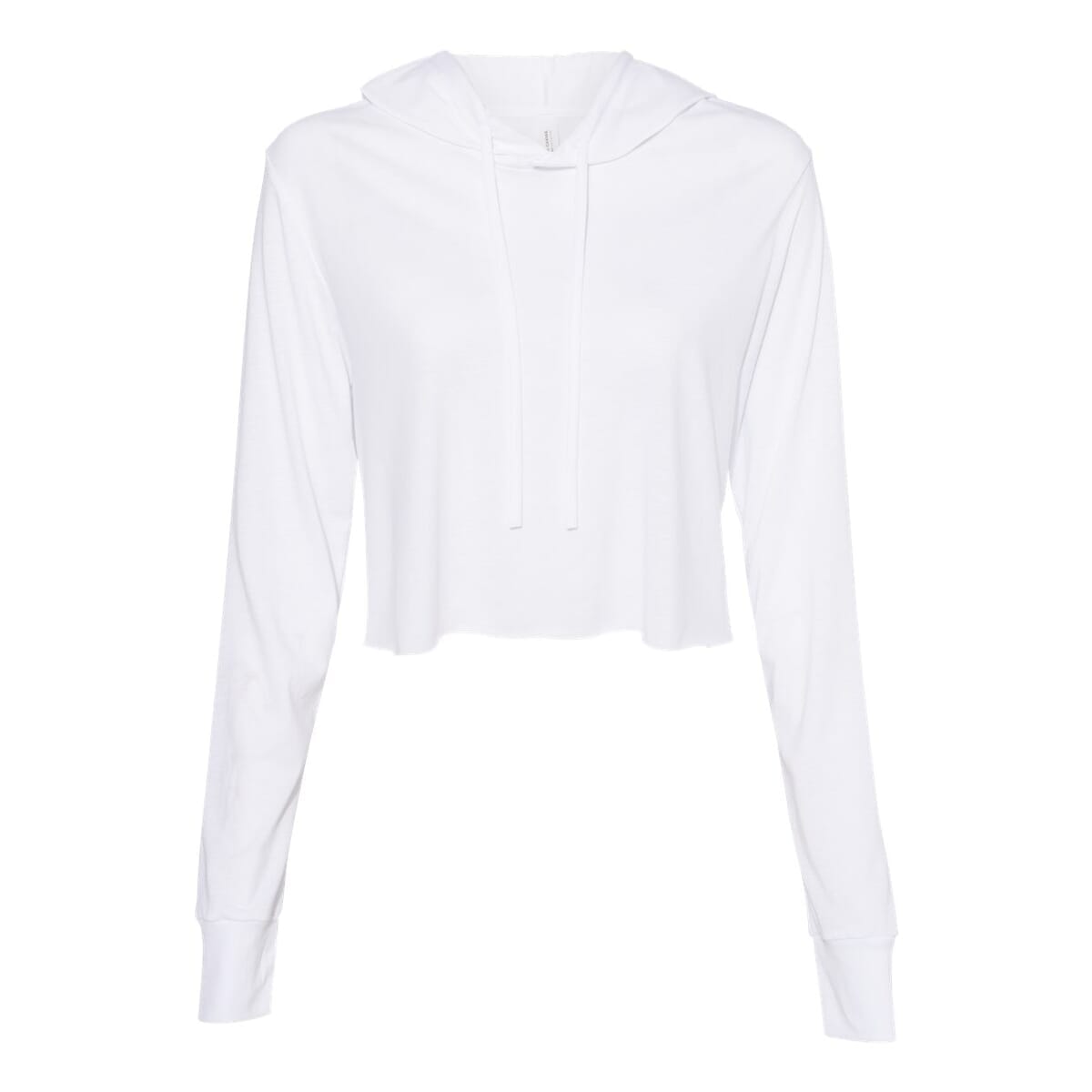 Women’s Triblend Crop Long Sleeve Hoodie - 8512