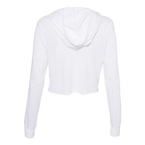Women’s Triblend Crop Long Sleeve Hoodie - 8512