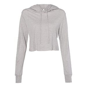 Women’s Triblend Crop Long Sleeve Hoodie - 8512