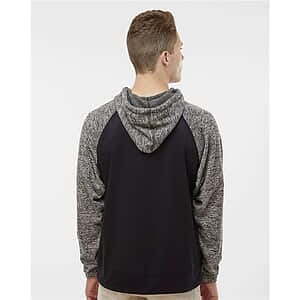 Men's Colorblocked Cosmic Fleece Hooded Sweatshirt - 8612