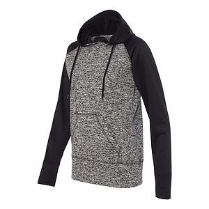 Women’s Colorblocked Cosmic Fleece Hooded Sweatshirt - 8618