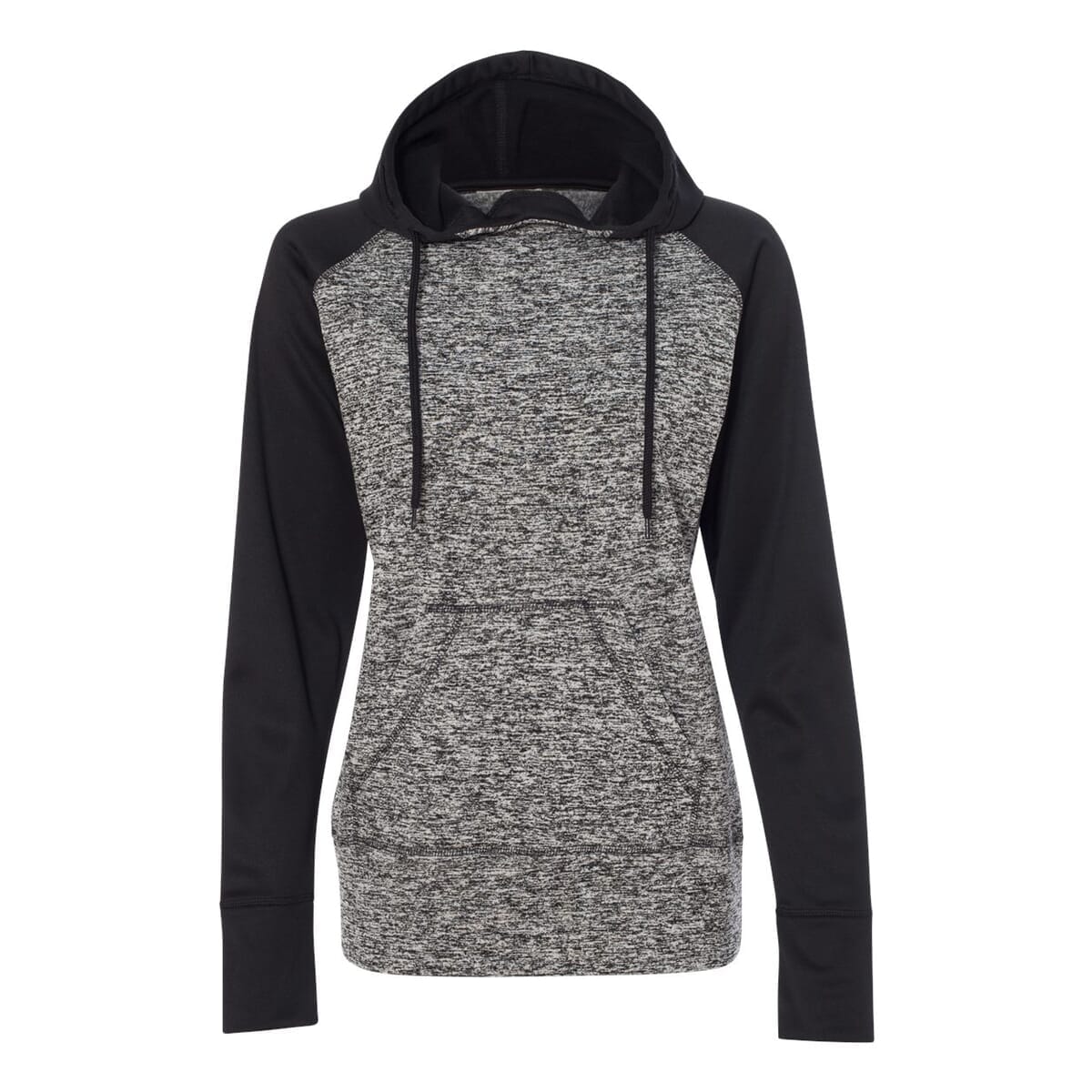 Women’s Colorblocked Cosmic Fleece Hooded Sweatshirt - 8618