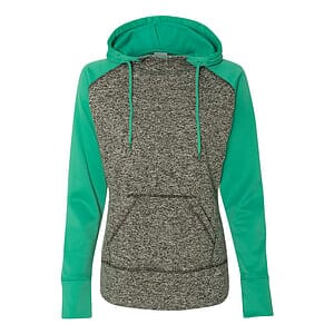 Women’s Colorblocked Cosmic Fleece Hooded Sweatshirt - 8618