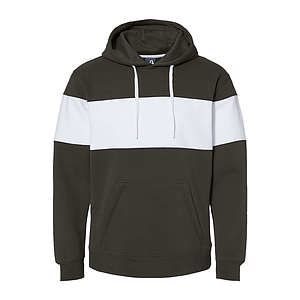 Men's Varsity Fleece Colorblocked Hooded Sweatshirt - 8644