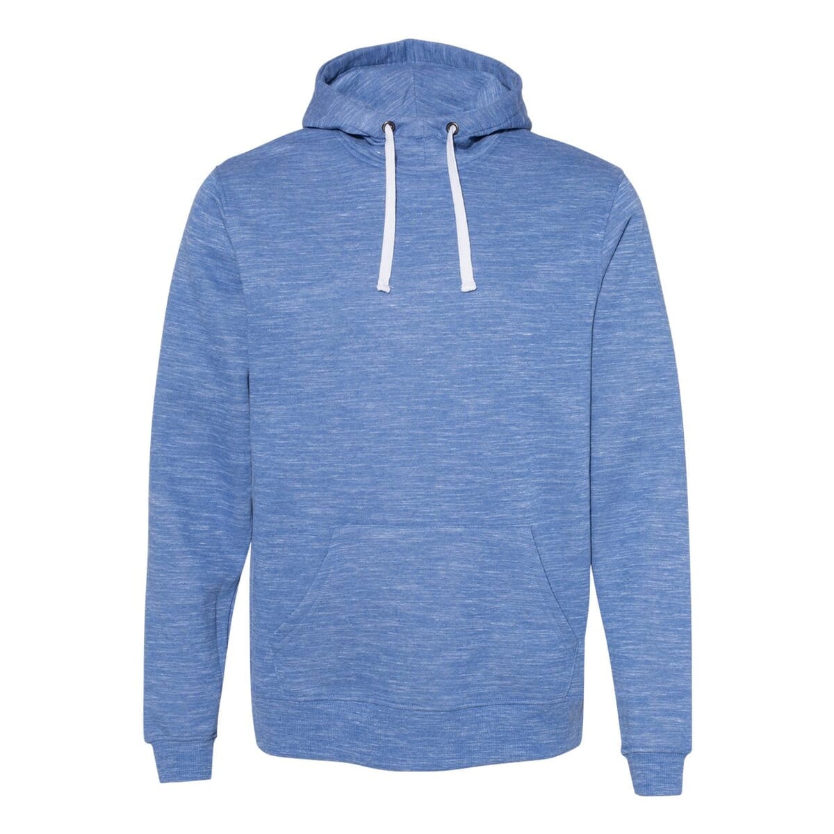 Men's Mélange Fleece Hooded Sweatshirt - 8677