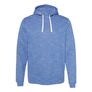 Men's Mélange Fleece Hooded Sweatshirt - 8677