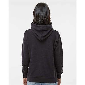 Women’s French Terry Sport Lace Scuba Hooded Sweatshirt - 8694