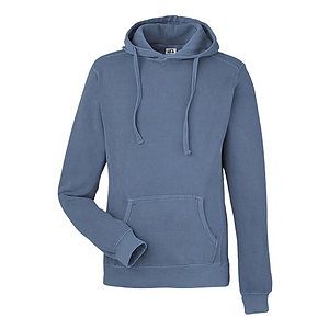 Unisex Pigment-Dyed Fleece Hooded Sweatshirt - 8730