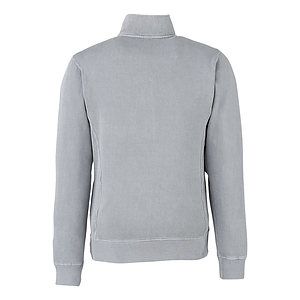 Unisex Pigment-Dyed Fleece Quarter-Zip Pullover - 8732