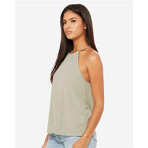 Women's Flowy High-Neck Tank - 8809