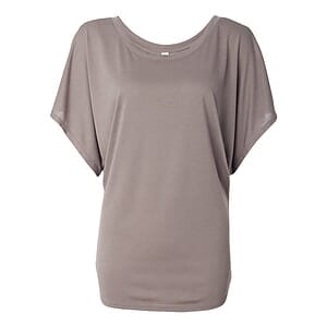 Women’s Flowy Draped Dolman Tee - 8821