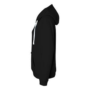 Women's Sueded V-Neck Hooded Sweatshirt - 8836