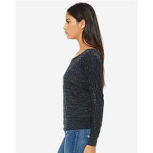 Women’s Flowy Off Shoulder Long Sleeve Tee - 8850
