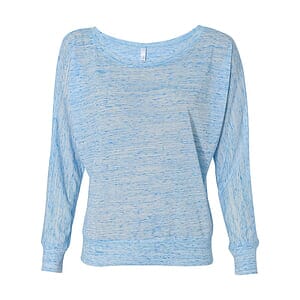 Women’s Flowy Off Shoulder Long Sleeve Tee - 8850