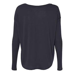 Women’s Flowy 2x1 Ribbed Long Sleeve Tee - 8852