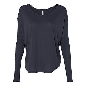 Women’s Flowy 2x1 Ribbed Long Sleeve Tee - 8852
