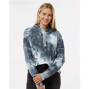 Women's Crop Hooded Sweatshirt - 8853