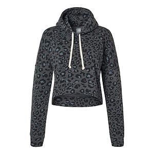 Women's Crop Hooded Sweatshirt - 8853