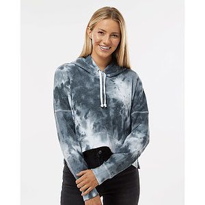 Women's Crop Hooded Sweatshirt - 8853