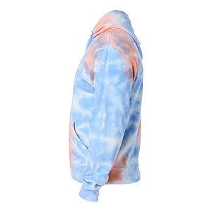 Men's Tie-Dyed Fleece Hooded Sweatshirt - 8861
