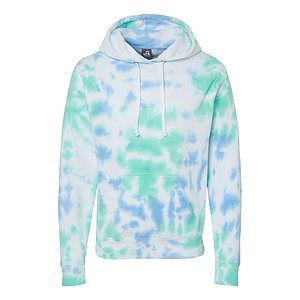 Men's Tie-Dyed Fleece Hooded Sweatshirt - 8861