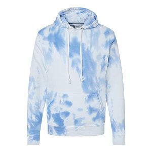 Men's Tie-Dyed Fleece Hooded Sweatshirt - 8861