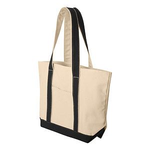 Windward Large Cotton Canvas Classic Resort Tote - 8871