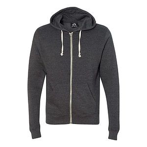 Men's Triblend Full-Zip Hooded Sweatshirt - 8872