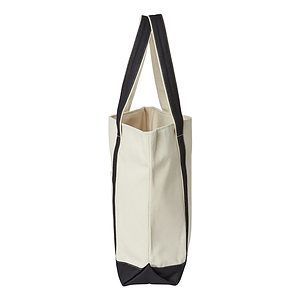 XL Zippered Cotton Canvas Resort Tote - 8873
