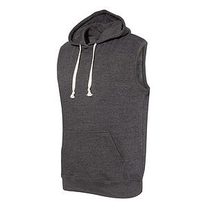 Men's Triblend Sleeveless Hooded Sweatshirt - 8877