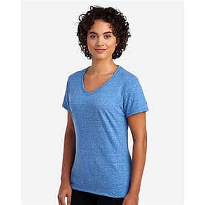 Women's Snow Heather Jersey V-Neck T-Shirt - 88WVR