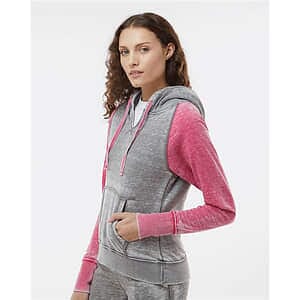 Women's Zen Fleece Raglan Hooded Sweatshirt - 8926