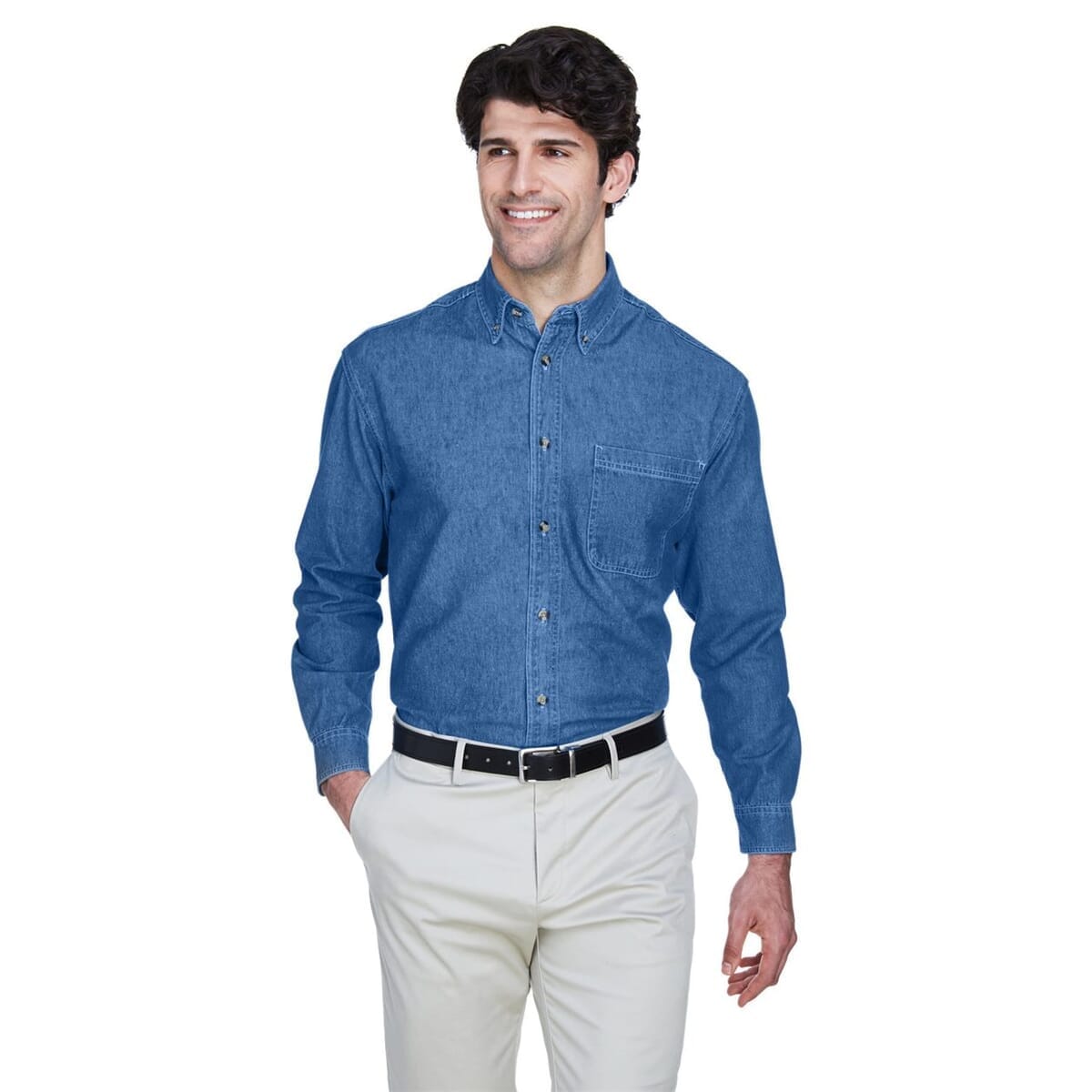 Men's Cypress Denim Shirt with Pocket - 8960