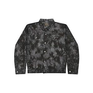 Unisex Tie-Dyed Denim Jacket - 9050