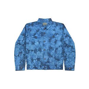 Unisex Tie-Dyed Denim Jacket - 9050