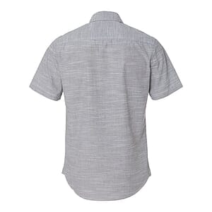 Men's Textured Solid Short Sleeve Shirt - 9247